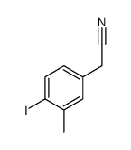 (4-Iodo-3-methylphenyl)acetonitrile结构式