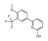 6-[4-methoxy-3-(trifluoromethyl)phenyl]-1H-pyridin-2-one Structure