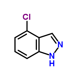 4-氯-1H-吲唑结构式