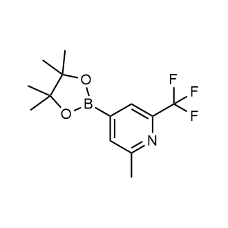 2-Methyl-4-(4,4,5,5-tetramethyl-1,3,2-dioxaborolan-2-yl)-6-(trifluoromethyl)pyridine picture