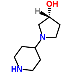 (3R)-1-(4-Piperidinyl)-3-pyrrolidinol Structure