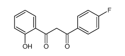 1-(4-fluorophenyl)-3-(2-hydroxyphenyl)propane-1,3-dione structure