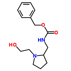 Benzyl {[1-(2-hydroxyethyl)-2-pyrrolidinyl]methyl}carbamate Structure