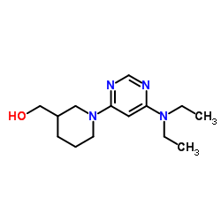 [1-(6-Diethylamino-pyrimidin-4-yl)-piperidin-3-yl]-Methanol structure