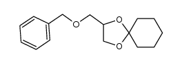 2-((benzyloxy)methyl)-1,4-dioxaspiro[4.5]decane结构式