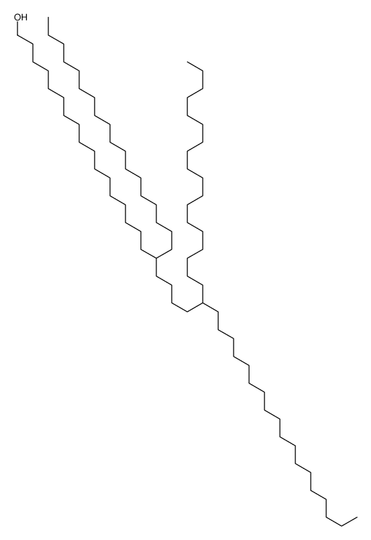 18,23-dioctadecylhentetracontan-1-ol Structure