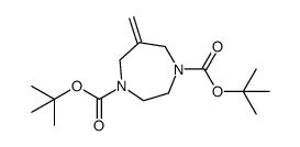 Di-Tert-Butyl 6-Methylene-1,4-Diazepane-1,4-Dicarboxylate Structure