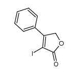 3-iodo-4-phenylfuran-2(5H)-one Structure