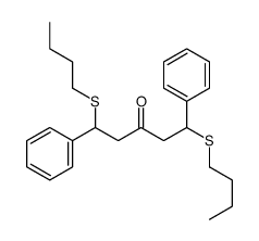 1,5-bis(butylsulfanyl)-1,5-diphenylpentan-3-one Structure