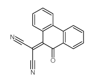 Propanedinitrile,2-(10-oxo-9(10H)-phenanthrenylidene)-结构式