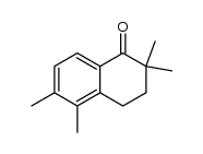 2,2,5,6-tetramethyl-3,4-dihydronaphthalen-1(2H)-one Structure