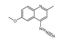 4-azido-6-methoxy-2-methylquinoline Structure