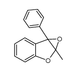 2,3-dihydro-2,3-epoxy-2-methyl-3-phenylbenzofuran结构式