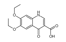 6,7-二乙氧基-4-氧代-1,4-二氢喹啉-3-羧酸图片