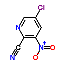 5-Chloro-2-cyano-3-nitropyridine Structure