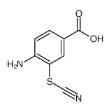 4-Amino-3-thiocyanatobenzoic acid Structure