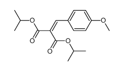 diisopropyl 4'-methoxybenzalmalonate Structure