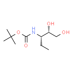 D-erythro-Pentitol, 1,2,3-trideoxy-3-[[(1,1-dimethylethoxy)carbonyl]amino]- structure