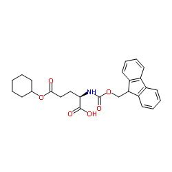 FMOC-D-GLU(OCHX)-OH Structure