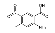 Benzoic acid, 2-amino-4-methyl-5-nitro- (9CI)结构式