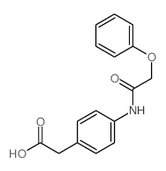 Benzeneacetic acid, 4-[(2-phenoxyacetyl)amino]- picture