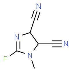 1H-Imidazole-4,5-dicarbonitrile,2-fluoro-4,5-dihydro-1-methyl-(9CI) picture