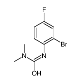 3-(2-bromo-4-fluorophenyl)-1,1-dimethylurea Structure