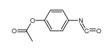 4-acetoxyphenyl isocianate结构式