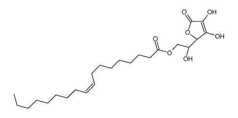 [(2S)-2-[(2R)-3,4-dihydroxy-5-oxo-2H-furan-2-yl]-2-hydroxyethyl] (Z)-octadec-9-enoate Structure