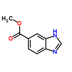 苯并咪唑-5-甲酸甲酯结构式