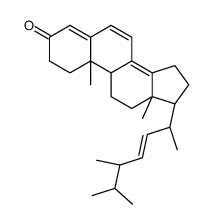 (9R,10R,13R,17R)-17-[(E,2S,5R)-5,6-dimethylhept-3-en-2-yl]-10,13-dimethyl-1,2,9,11,12,15,16,17-octahydrocyclopenta[a]phenanthren-3-one Structure