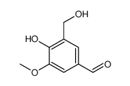 4-hydroxy-3-(hydroxymethyl)-5-methoxybenzaldehyde Structure