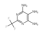 2-(三氟甲基)嘧啶-4,5,6-三胺结构式