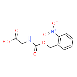 2-((((2-硝基苄基)氧基)羰基)氨基)乙酸结构式