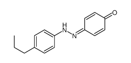 4-[(4-propylphenyl)hydrazinylidene]cyclohexa-2,5-dien-1-one结构式