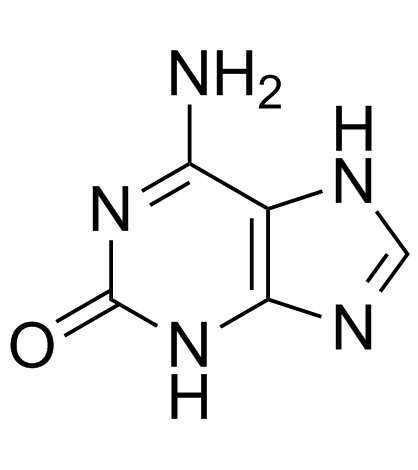 6-Amino-3,7-dihydro-2H-purin-2-one Structure