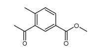 methyl 3-acetyl-4-methylbenzoate Structure