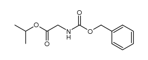 isopropyl (benzyloxycarbonyl)glycinate结构式