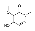 5-hydroxy-4-methoxy-2-methylpyridazin-3-one Structure