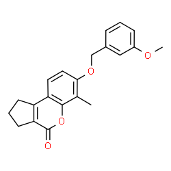 7-[(3-methoxyphenyl)methoxy]-6-methyl-2,3-dihydro-1H-cyclopenta[c]chromen-4-one picture