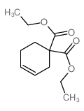 diethyl cyclohex-3-ene-1,1-dicarboxylate Structure