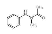 N-methyl-N-phenyl-acetohydrazide结构式