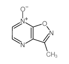 Isoxazolo[4,5-b]pyrazine,3-methyl-, 7-oxide structure