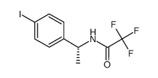 (R)-2,2,2-trifluoro-N-(1-(4-iodophenyl)ethyl)acetamide Structure