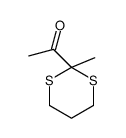 1-(2-methyl-1,3-dithian-2-yl)ethanone Structure