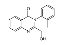 2-(hydroxymethyl)-3-(2-methylphenyl)quinazolin-4-one Structure