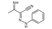 N-anilino-2-iminopropanimidoyl cyanide结构式