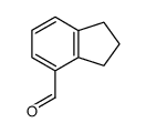 2,3-二氢-1H-茚-4-甲醛结构式