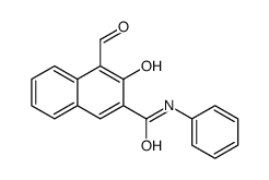 4-formyl-3-hydroxy-N-phenylnaphthalene-2-carboxamide Structure