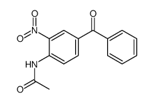 4-Benzoyl-2-nitro acetanilide Structure